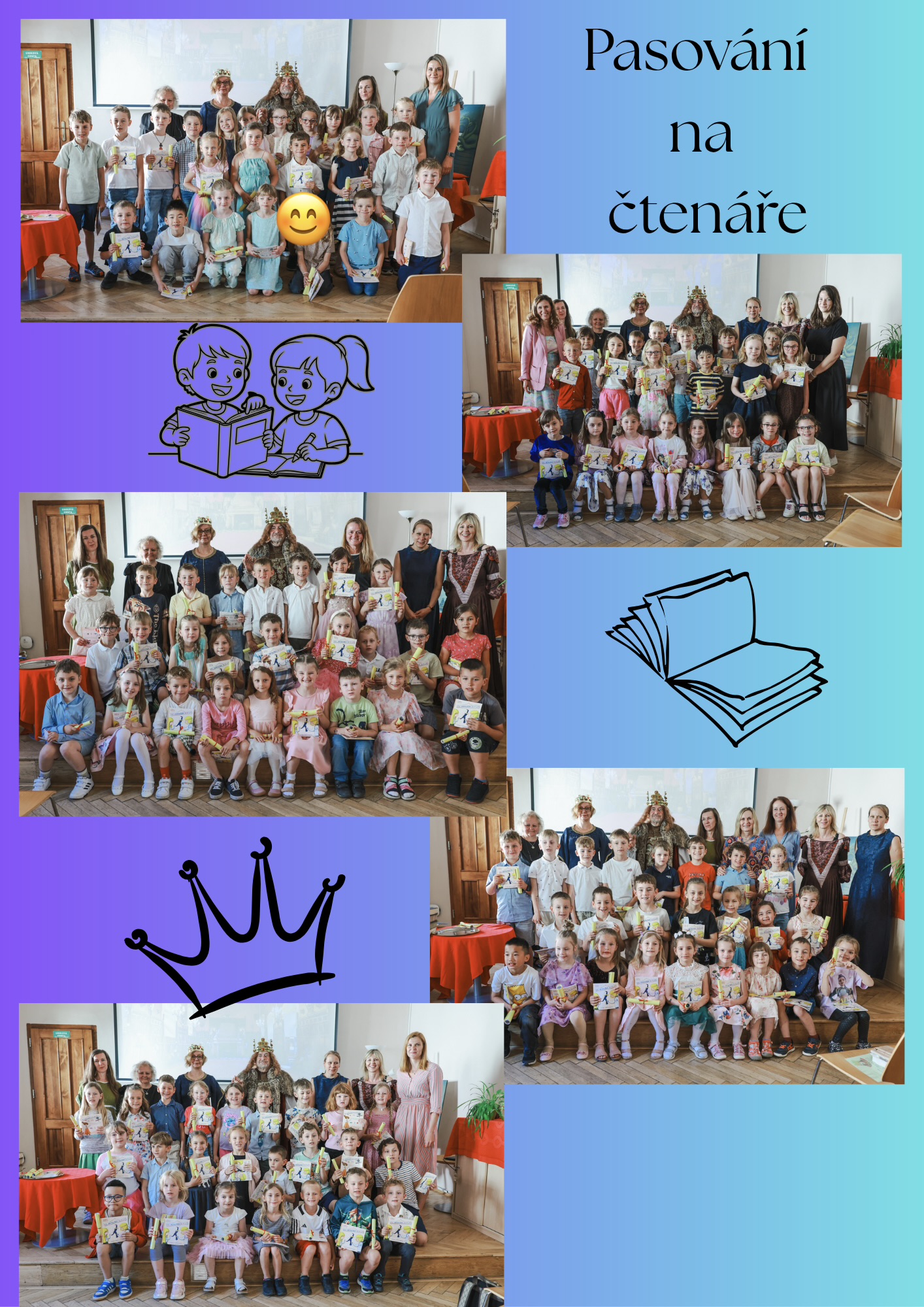 Prvňáci byli pasováni na čtenáře